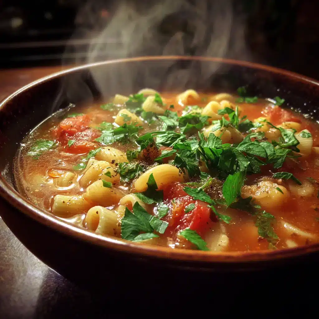 ditalini pasta soup minestrone