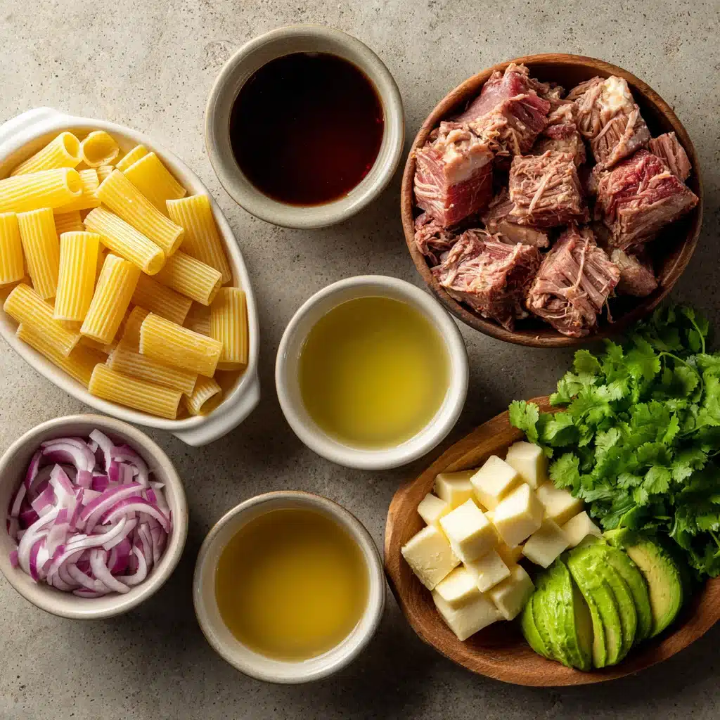 beef birria pasta ingredients
