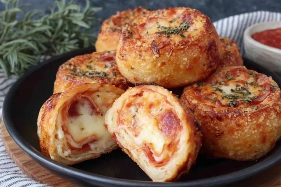 Crispy Air Fryer Pizza Rolls