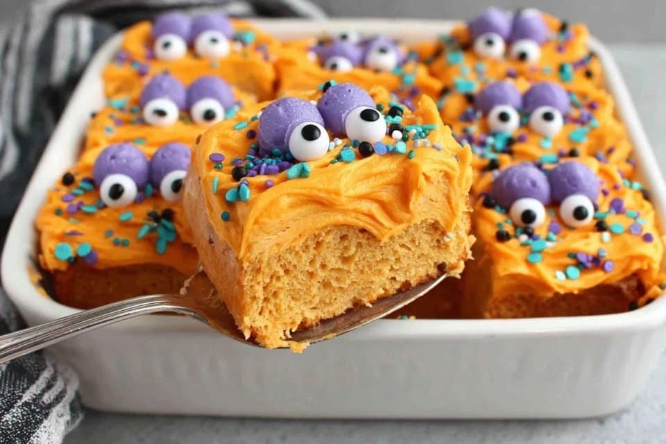 Easy Halloween Cinnamon Rolls with Cream Cheese Frosting