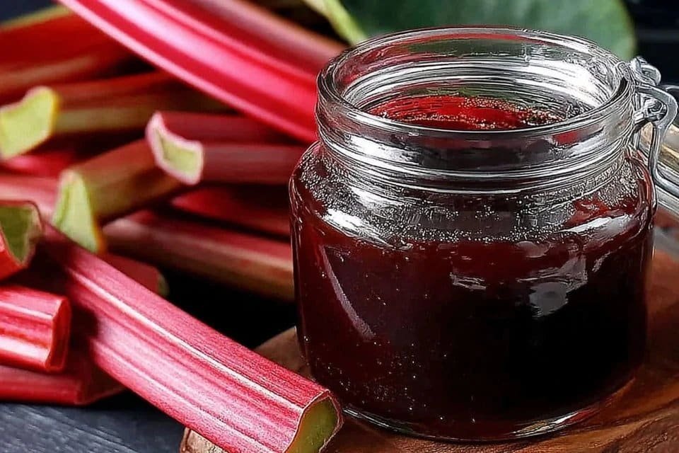 Homemade Rhubarb Balsamic Reduction – 5-Step Magical Sauce