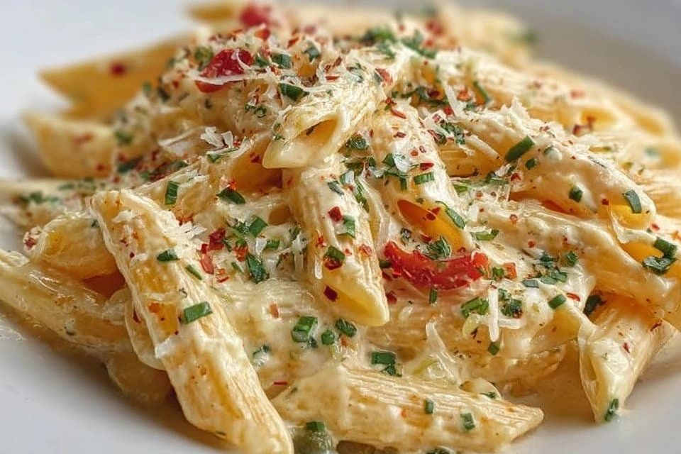 One Pot Creamy Garlic Pasta