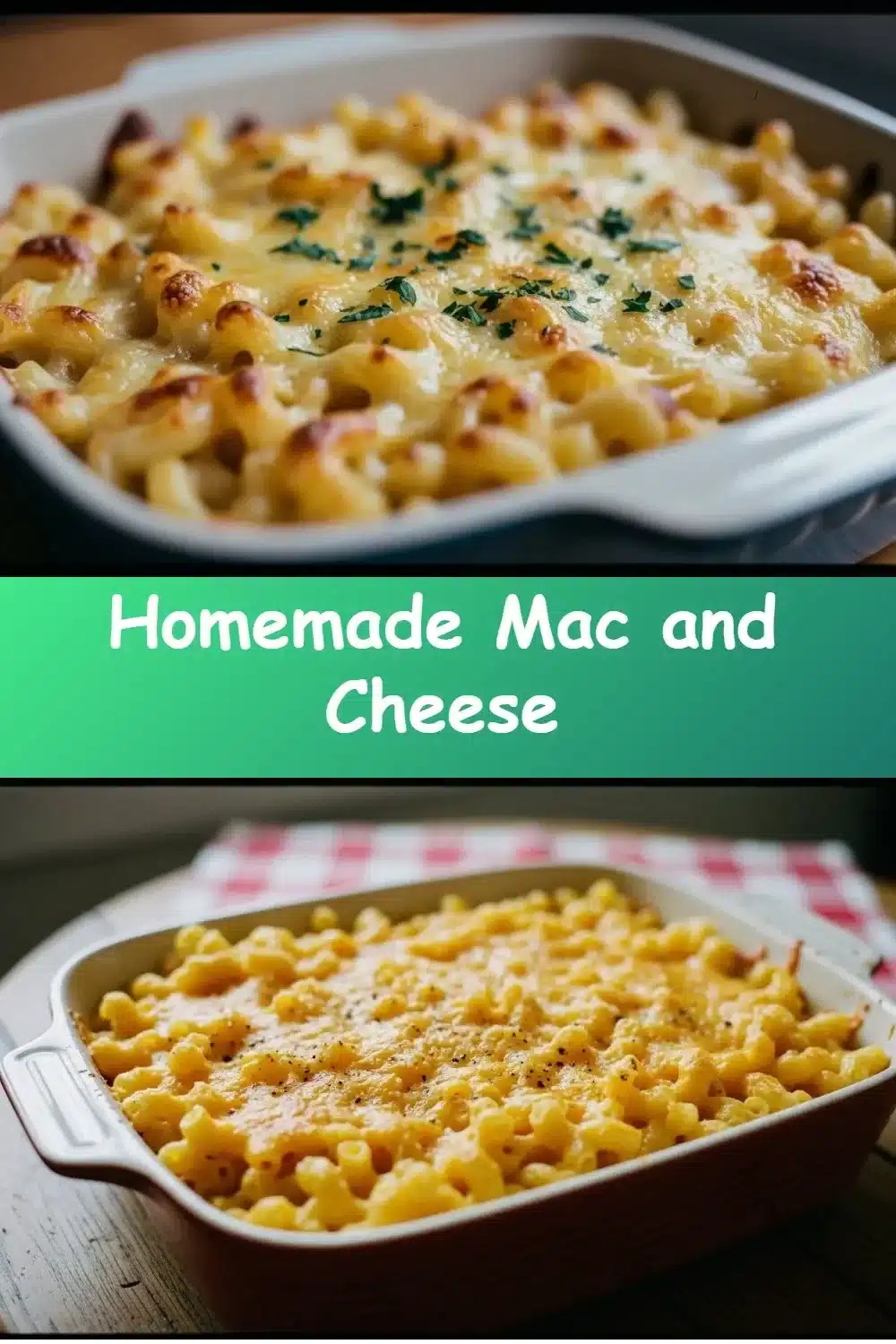 Delicious homemade mac and cheese in a creamy cheese sauce