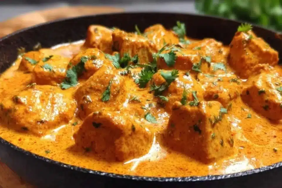 Delicious Texas Roadhouse copycat butter chicken skillet dish