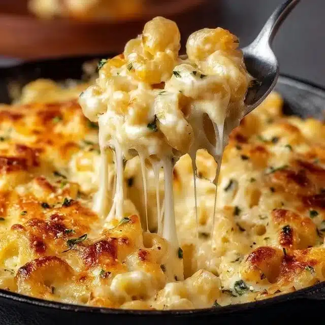 Tini’s Viral Mac and Cheese with bubbling Mac & Cheese