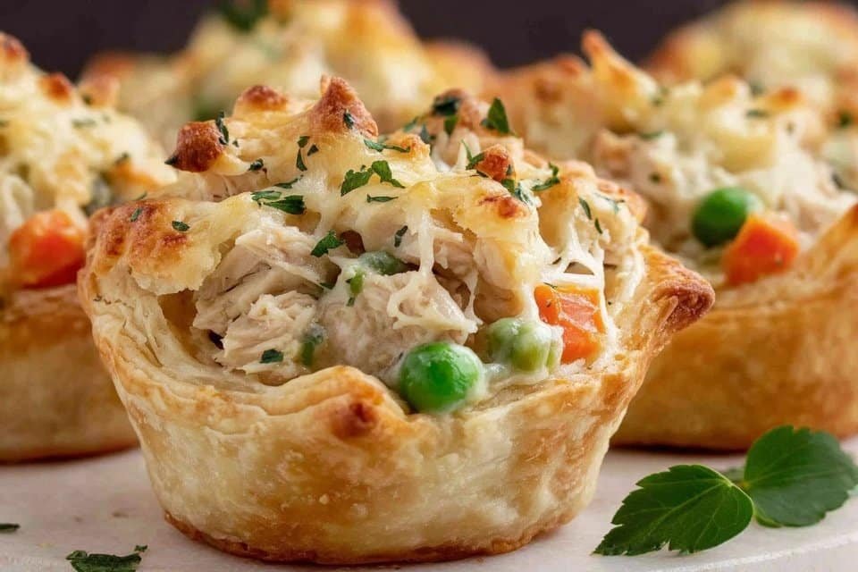 Easy Chicken Pot Pie Bites A Heartfelt Comfort in Every Crisp Bite