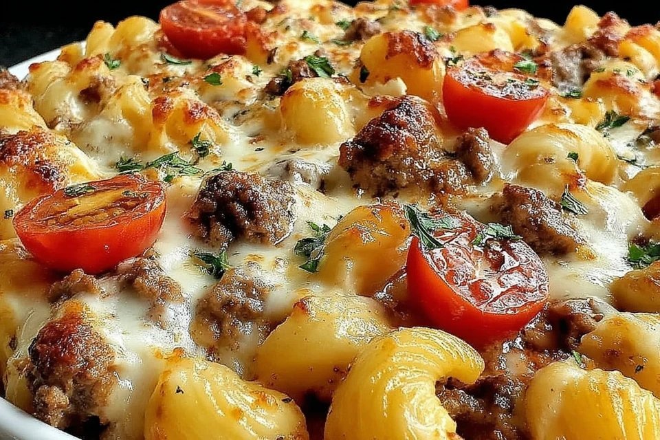 Easy Loaded Cheeseburger Alfredo – Comforting 1-Pot Dinner Idea