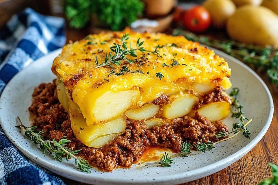 The Ultimate Cheesy Ground Beef and Potato Casserole A Comforting Classic