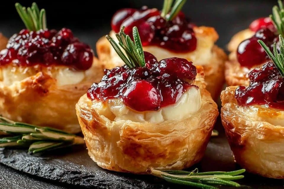 Cranberry Brie Bites