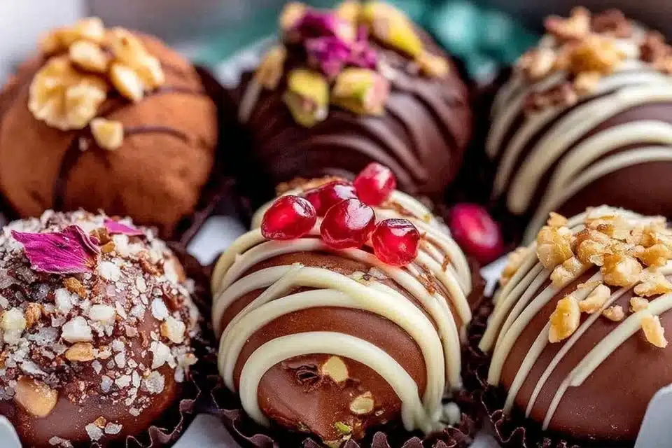 Delicious Chocolate Thumbprint Cookies with chocolate filling