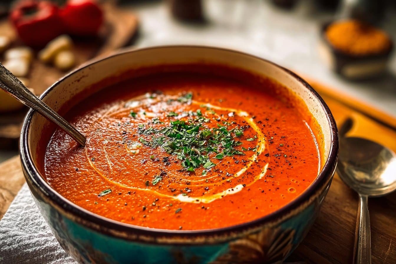 Roasted Red Pepper Soup