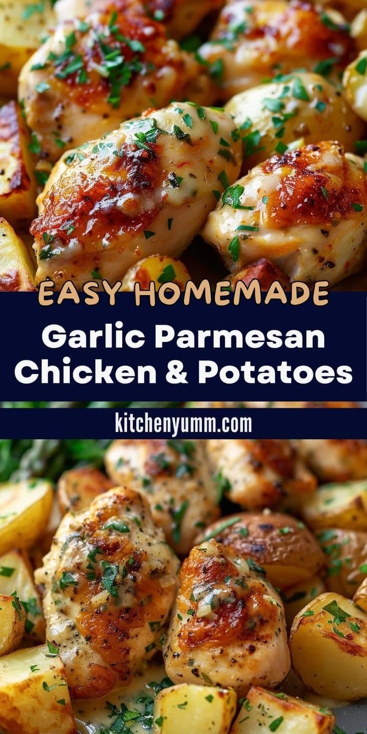 Garlic Parmesan Chicken & Potatoes