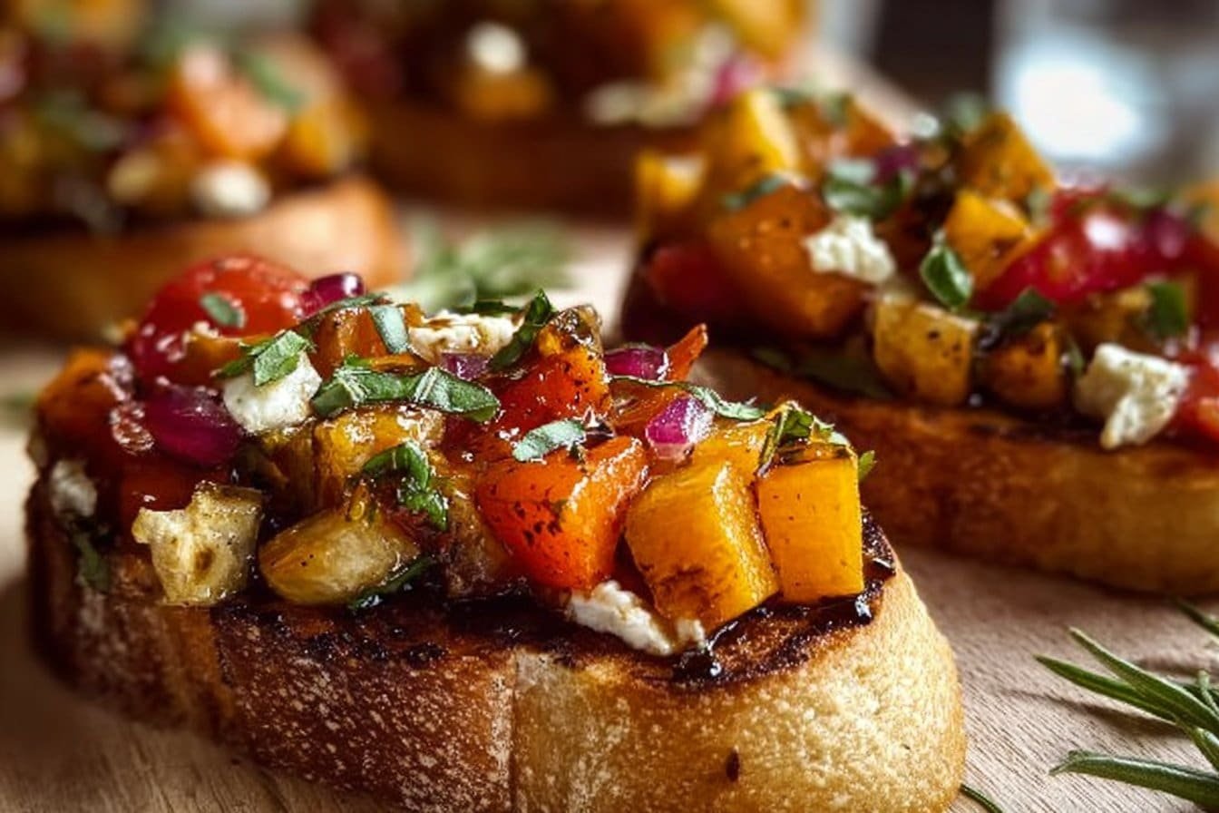 Autumn's Best Fall Bruschetta