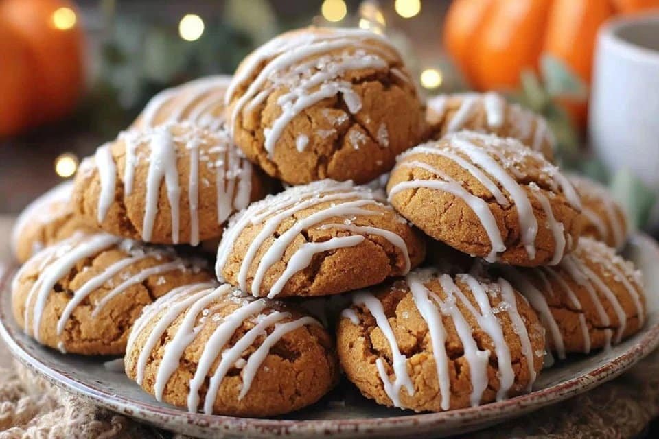 Pumpkin Coffee Cake Cookies
