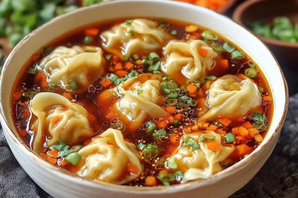 Beef Potsticker Soup