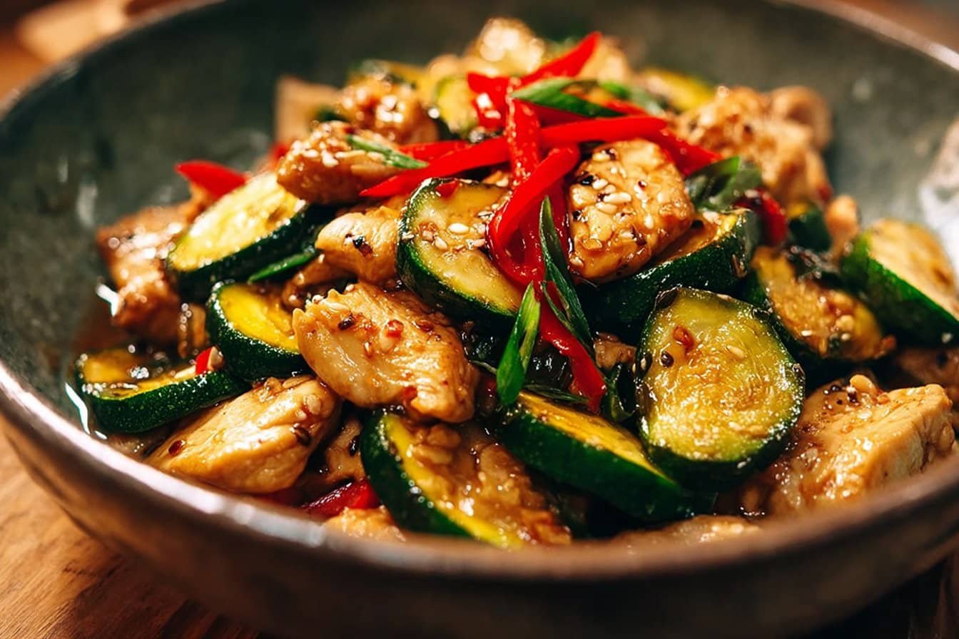 Chicken Zucchini Stir Fry