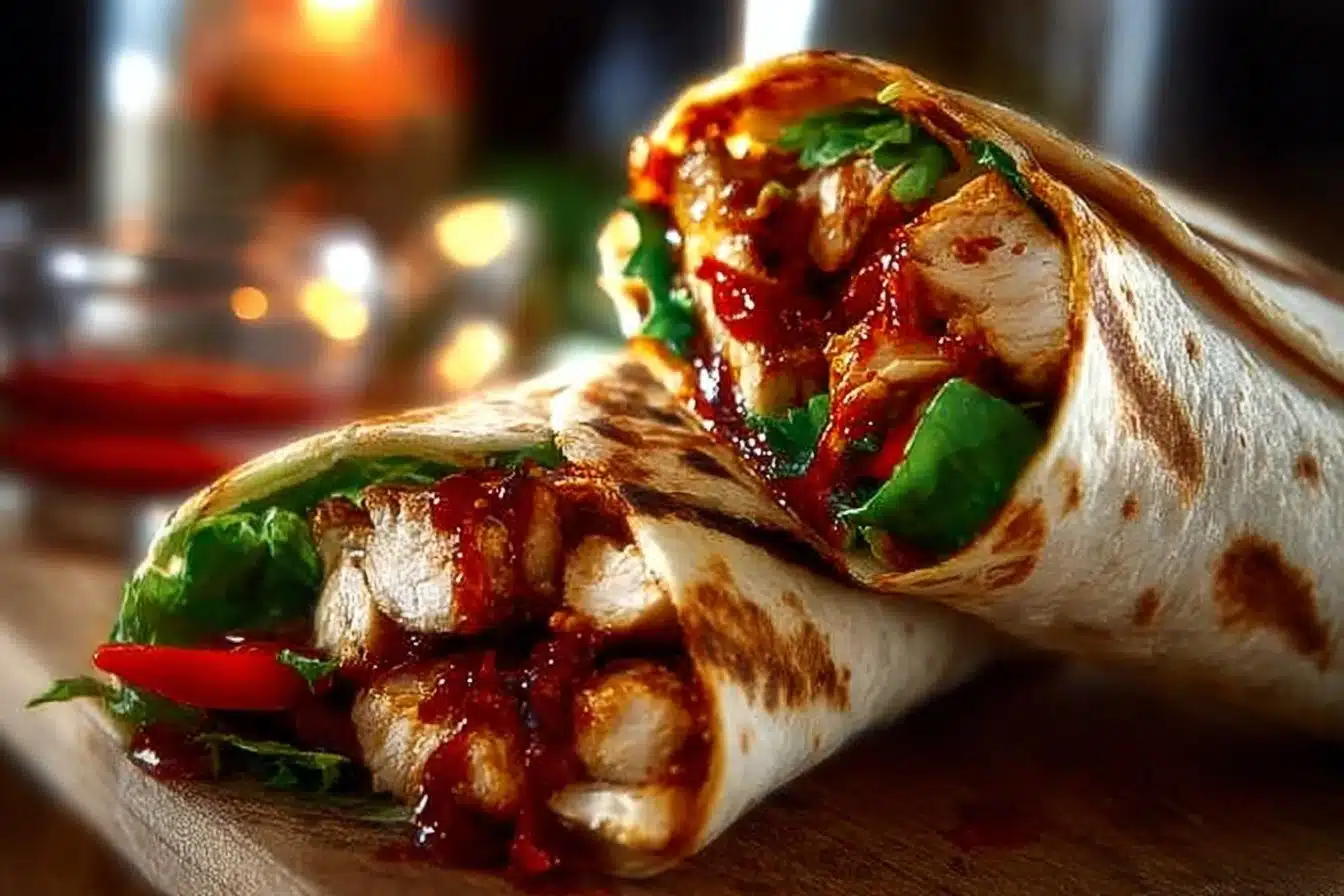 Sweet Chili Chicken Wraps