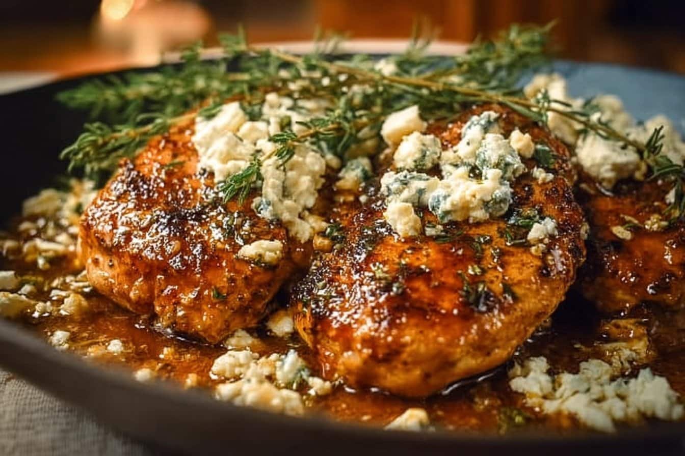 Hot Honey Infused Feta Chicken