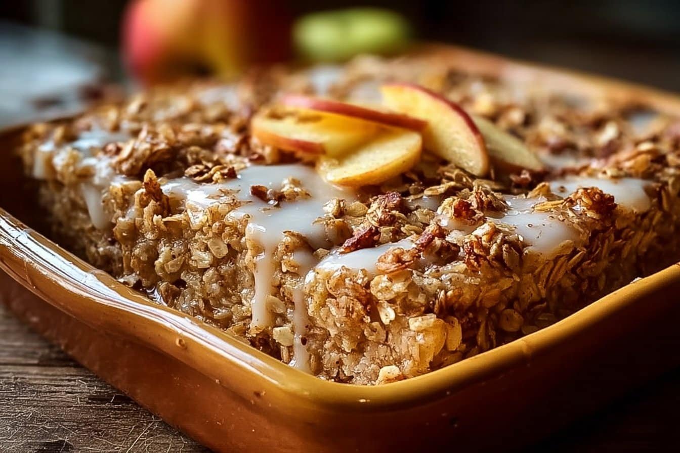 Easy Oatmeal Apple Breakfast Bake