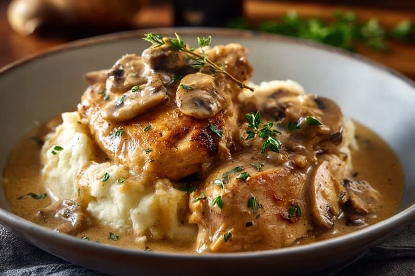 Crockpot Chicken and Gravy