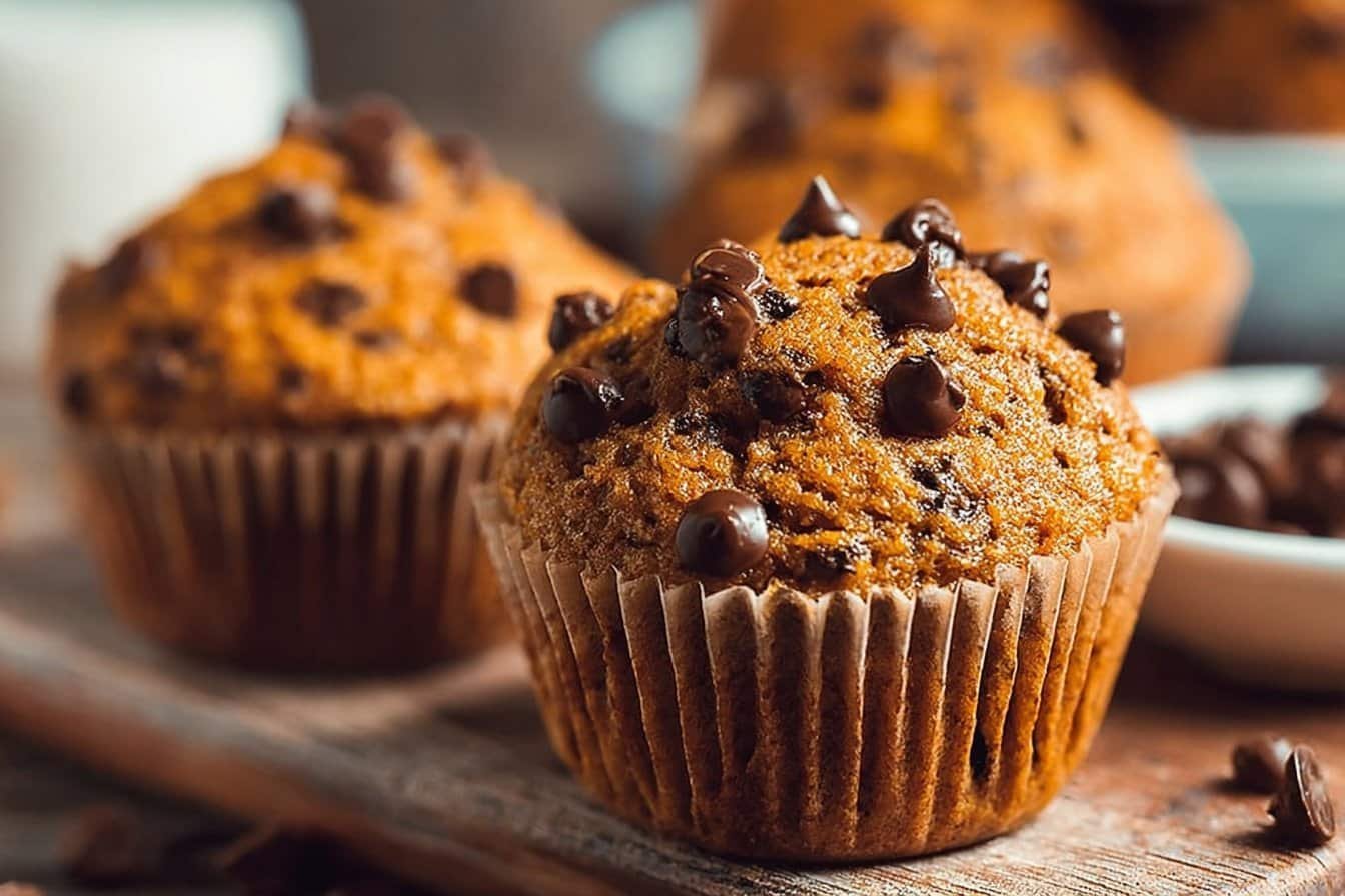 Chocolate Chip Coffee Muffins