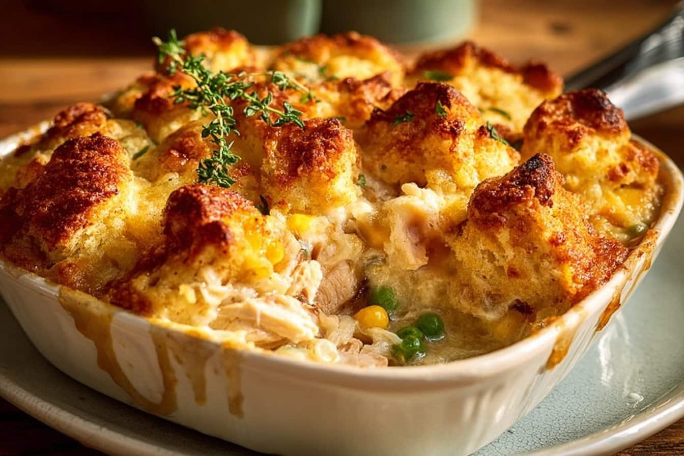Chicken Cobbler Dinner Casserole