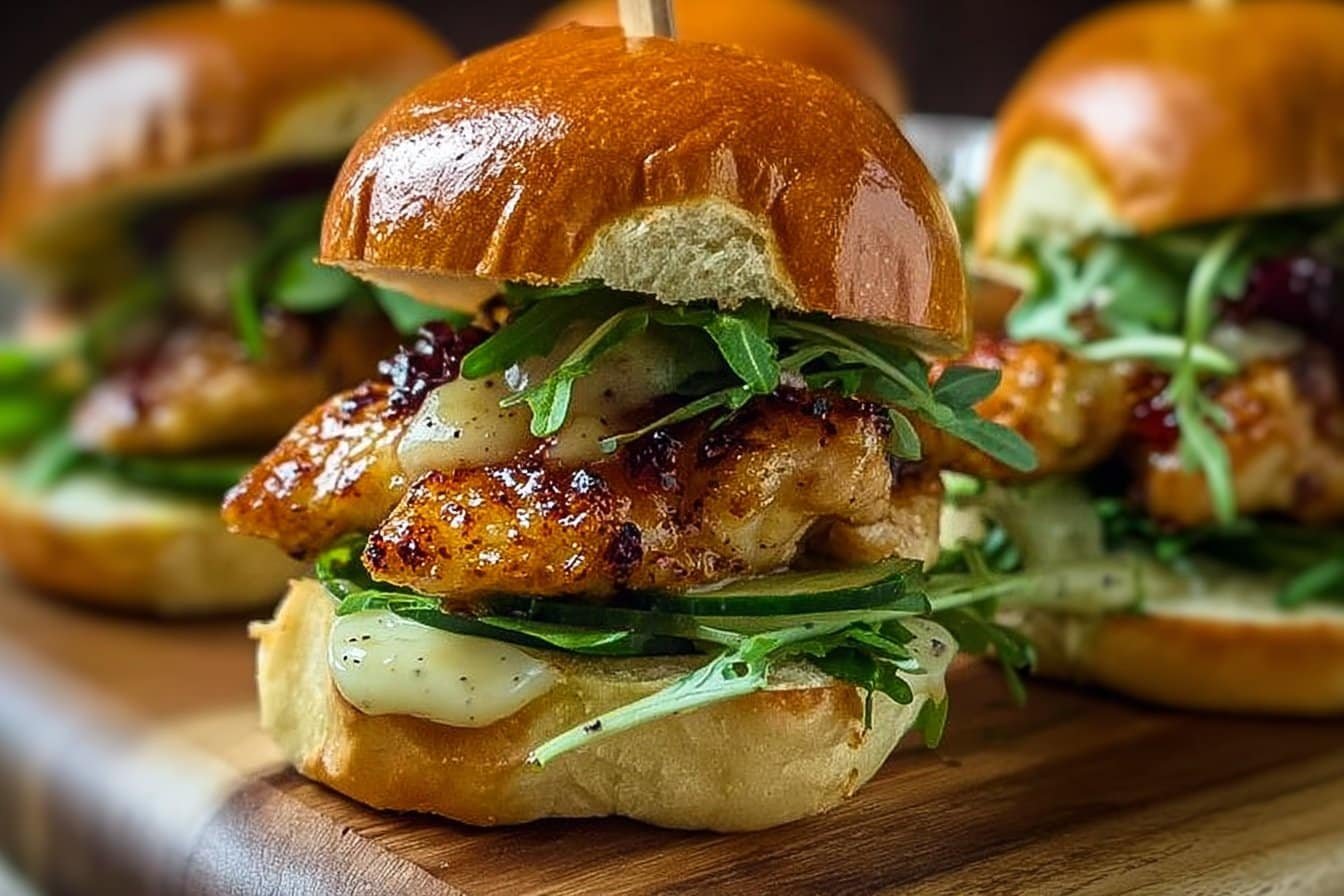 Honey Mustard Chicken Sliders