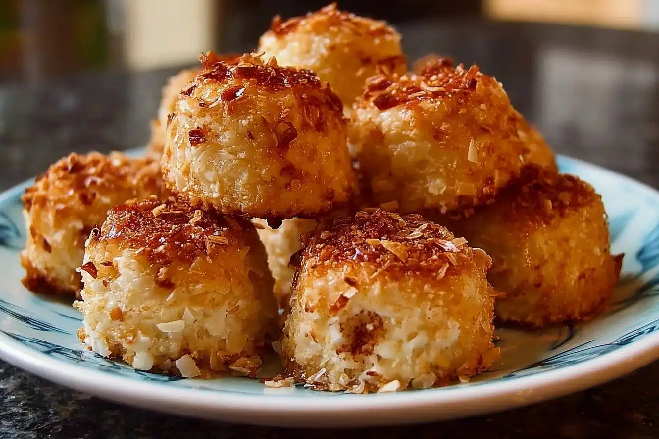 Delicious Cinnamon Apple Cottage Cheese Bites in a bowl