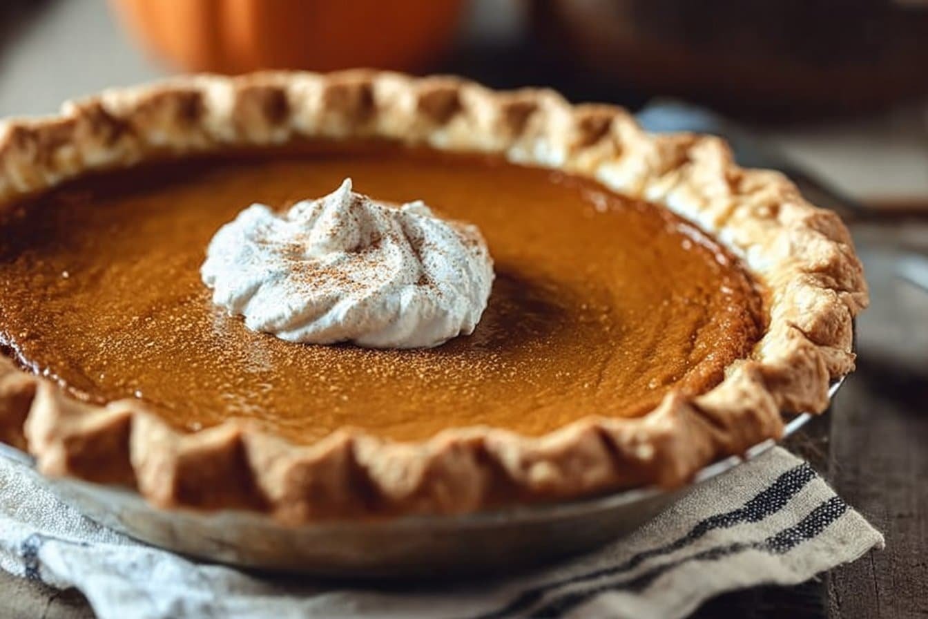 The BEST Delicious Pumpkin Pie Recipe EVER