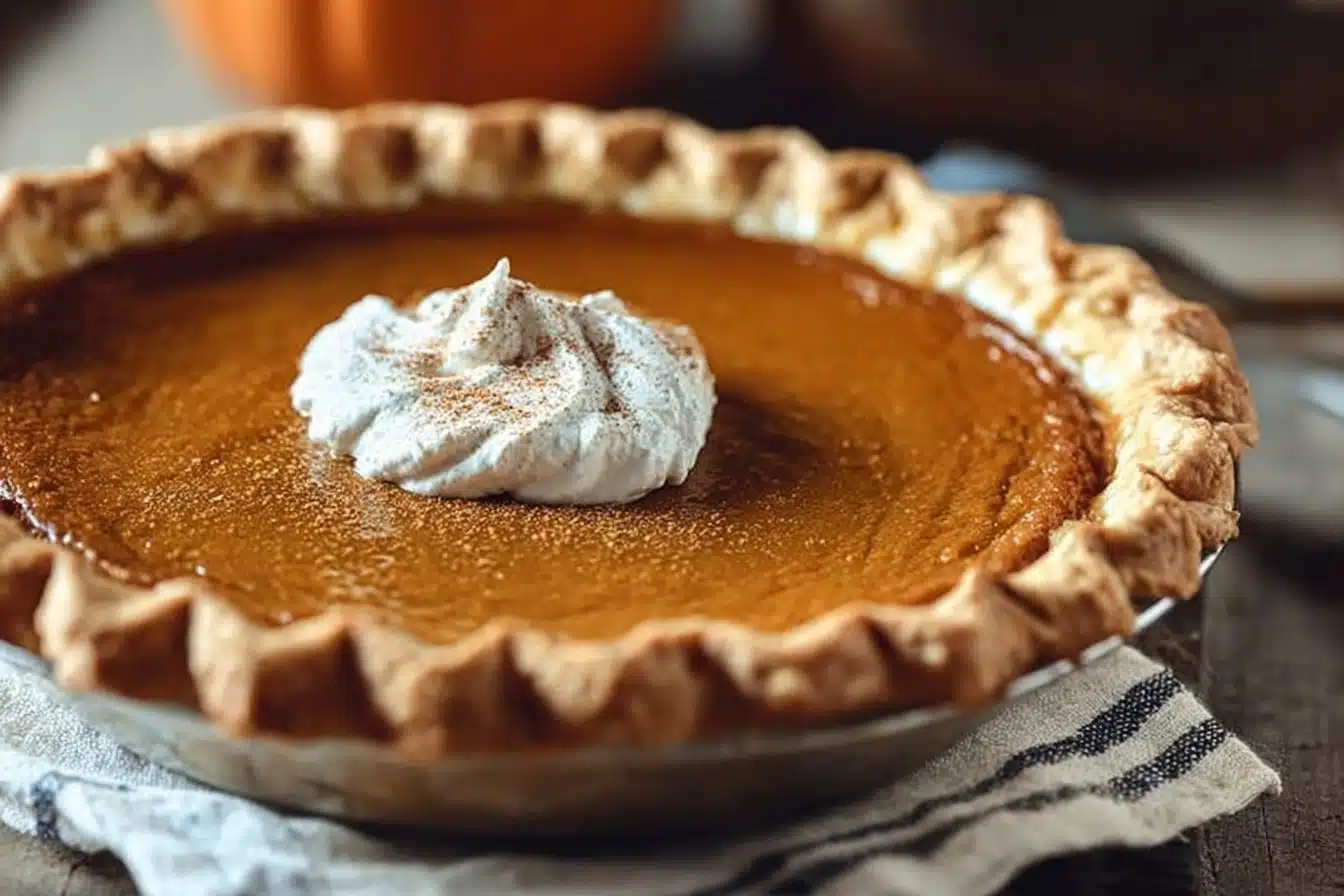 The BEST Delicious Pumpkin Pie Recipe EVER