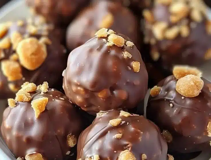 Sweet and crunchy Butterfinger Balls dessert recipe