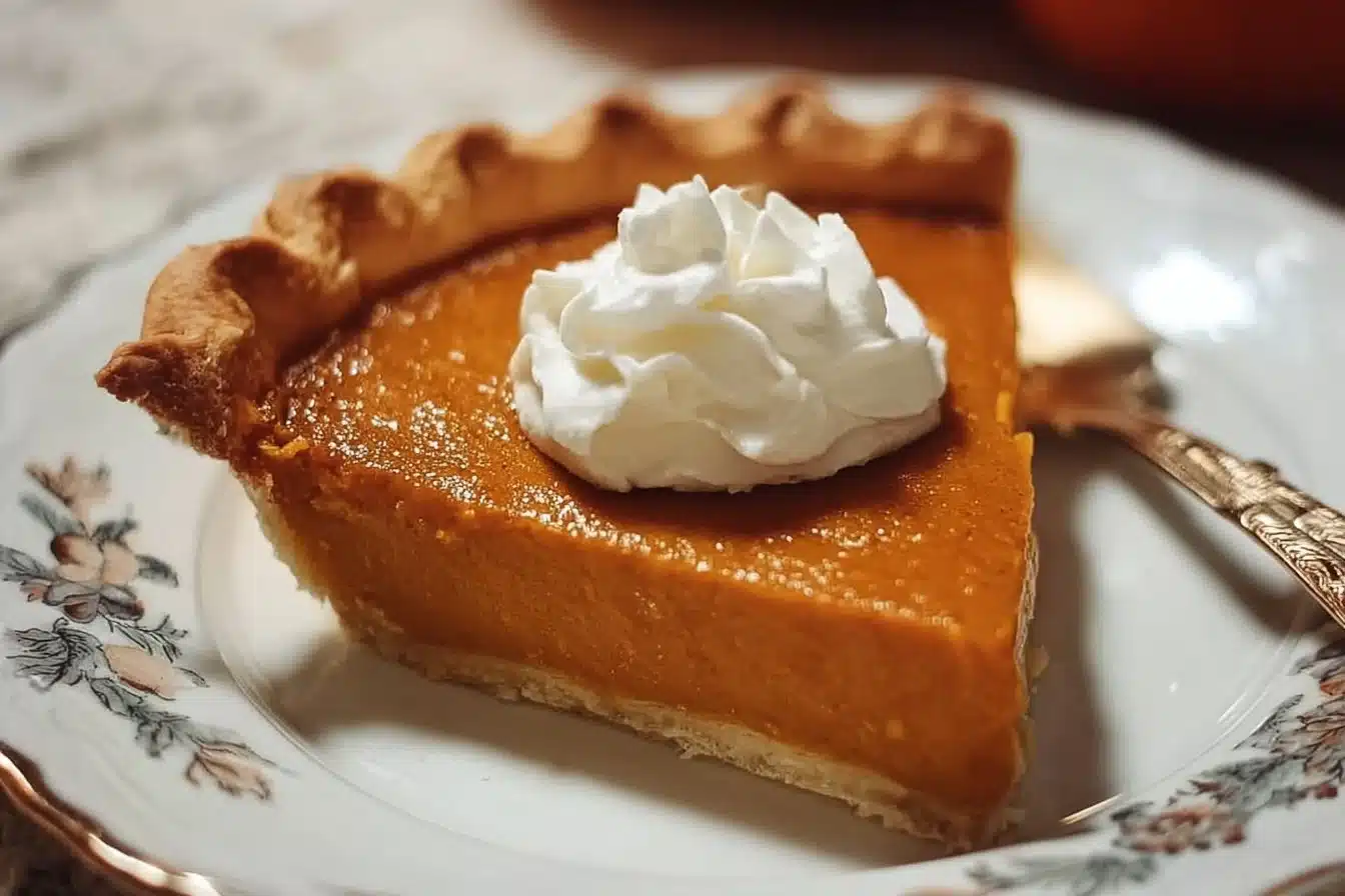 The best delicious pumpkin pie recipe with creamy filling and flaky crust