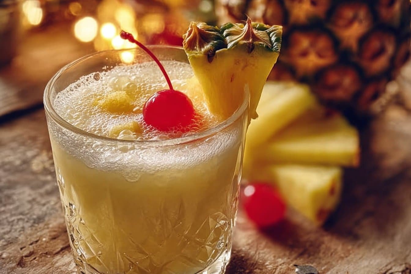 Non-Alcoholic Pina Colada Punch