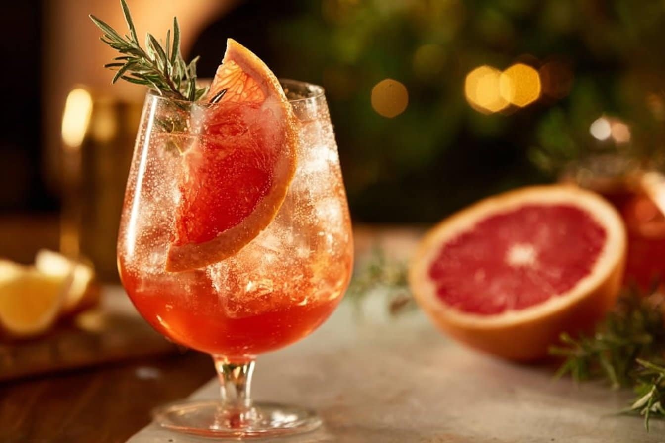 Grapefruit Vermouth Spritz