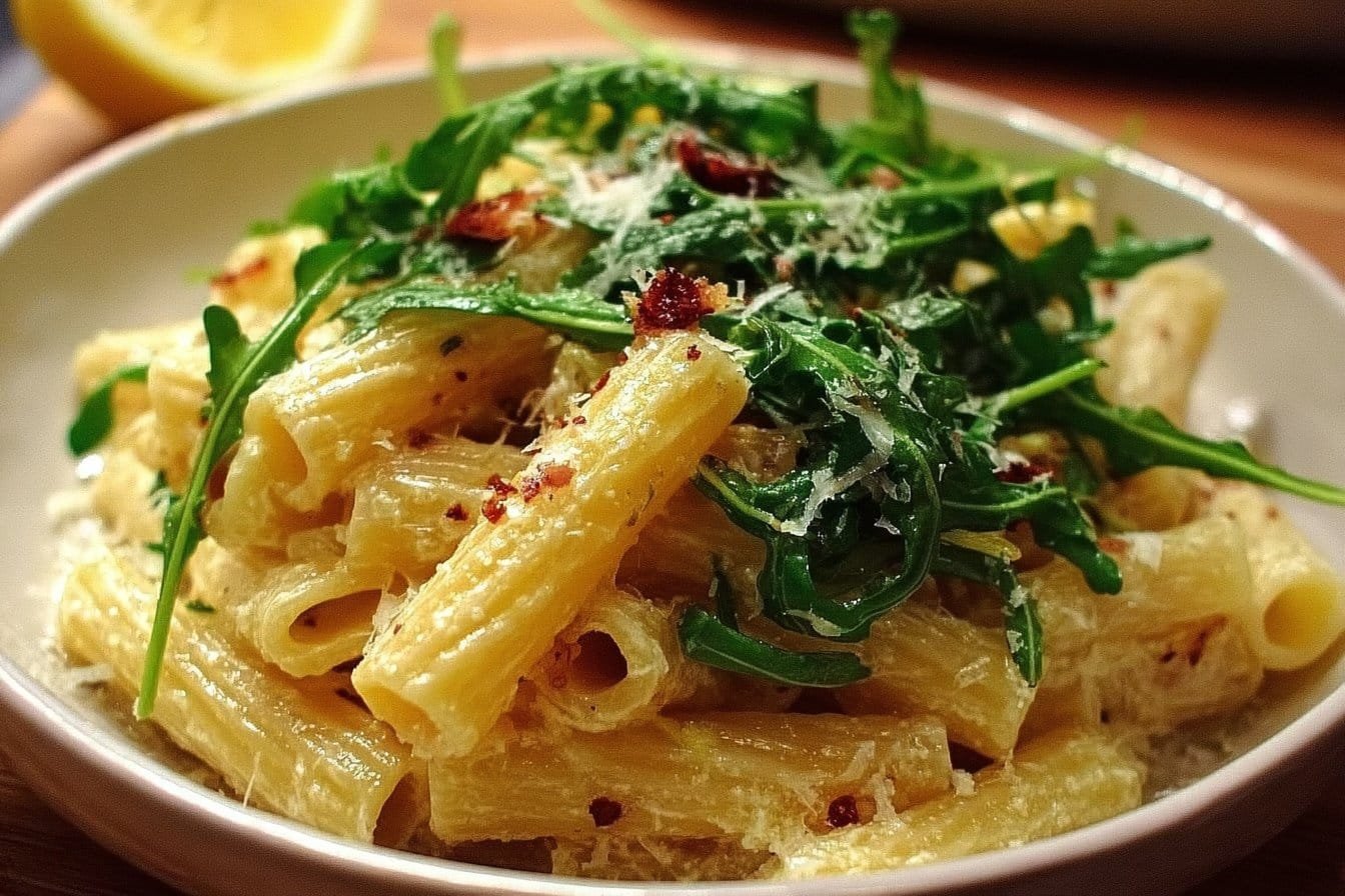 Stanley Tucci’s Creamy Lemon Ricotta Pasta with Arugula