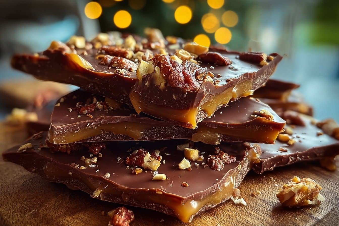 Irresistible Christmas Toffee Bark